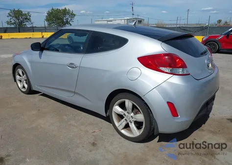 2012 Hyundai Veloster Base W/Black из США, поврежденный, VIN KMHTC6AD5CU048370